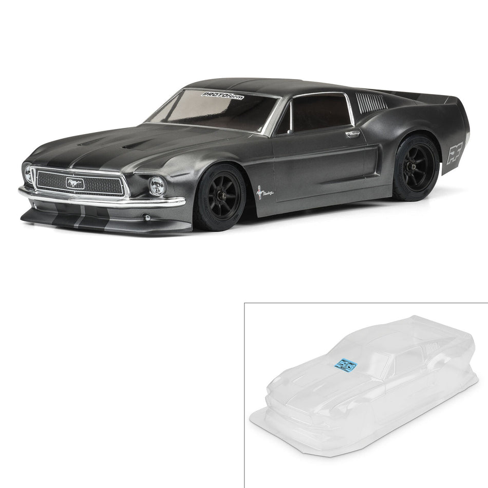PROTOform 1/10 1968 Ford Mustang Clear Body: Vintage Trans-Am