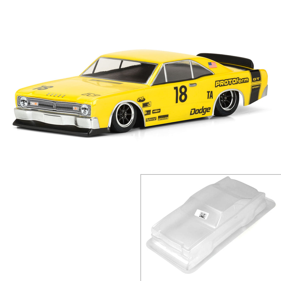 PROTOform PRM157930 1/10 1967 Dodge Dart Clear Body: Vintage Trans-Am