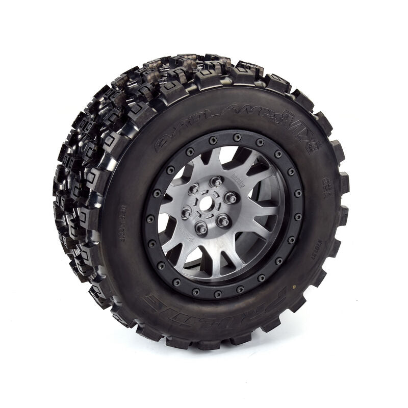 Limited Edition Badlands MX43 Pro-Loc F/R Mounted 24mm Gray/Black Impulse (2) for X-Maxx