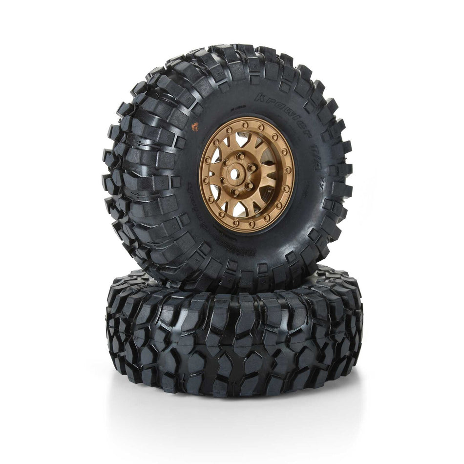 Pro-Line BFG Krawler T/A KX G8 1.9" Tires on Bronze 12mm Wheels (2) – Limited Edition PRO1013615