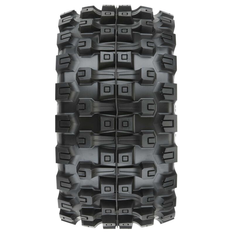 1/8 Badlands MX38 HP BELTED F/R 3.8" MT Mounted 17mm Blk Raid (2)