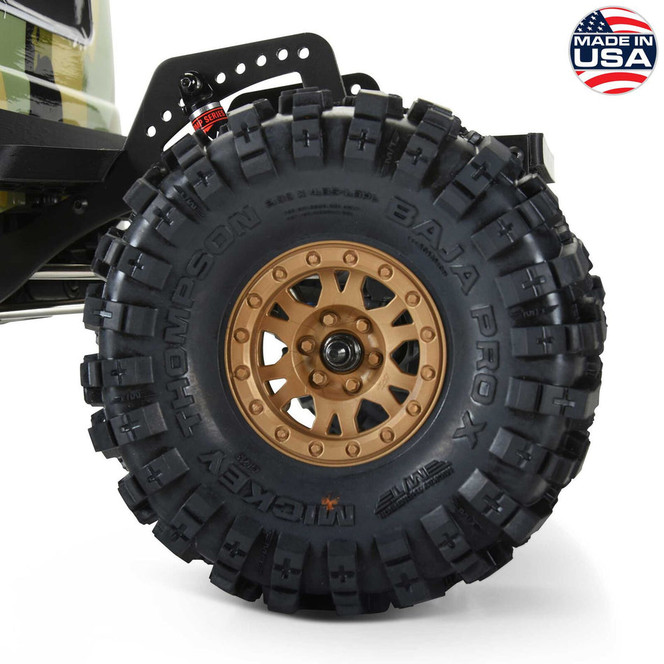 Pro-Line Baja Pro X G8 1.9" Crawler Tires Mounted on Bronze 12mm Wheels (2) – Limited Edition