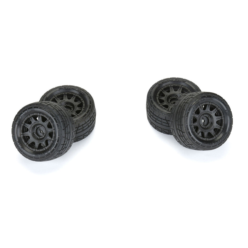 Pro-Line Menace F/R MTD 12mm Black Raid for Arrma Granite GROM
