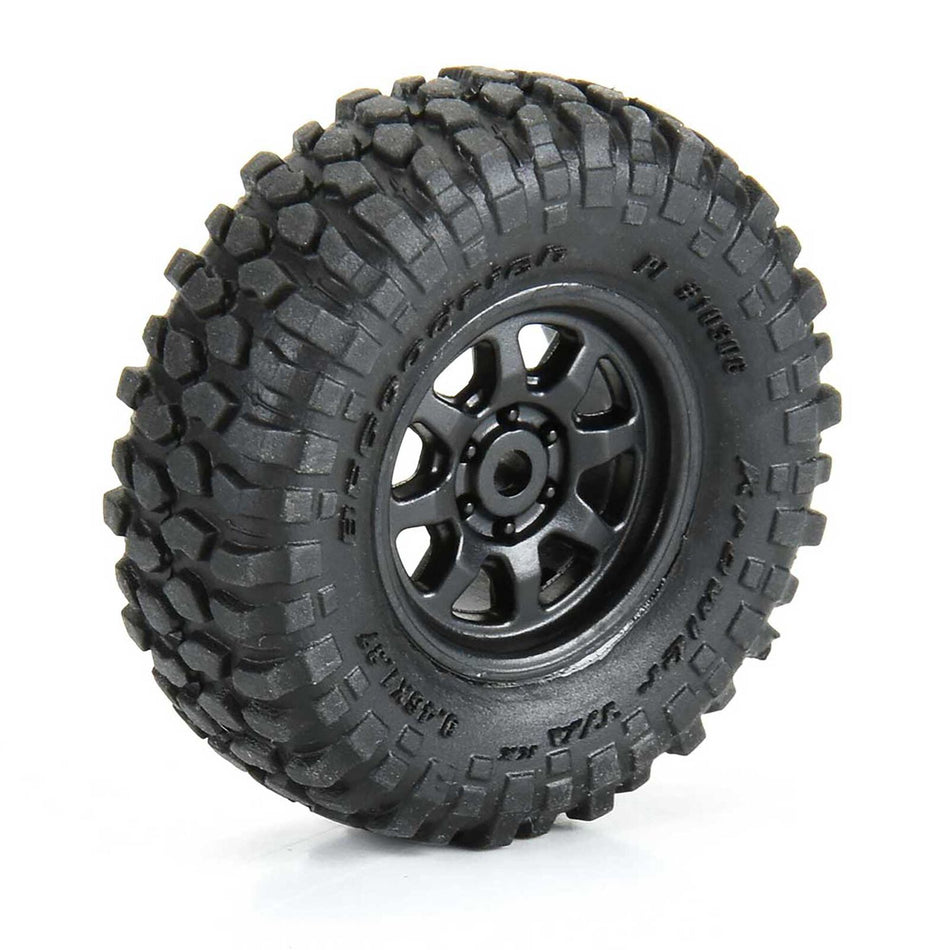 Pro-Line 1/30 BFG Krawler T/A KX F/R MTD Black Icon Nuevo (4): Axial SCX30