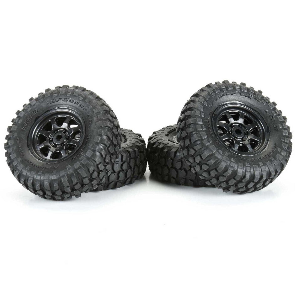 Pro-Line 1/30 BFG Krawler T/A KX F/R MTD Black Icon Nuevo (4): Axial SCX30