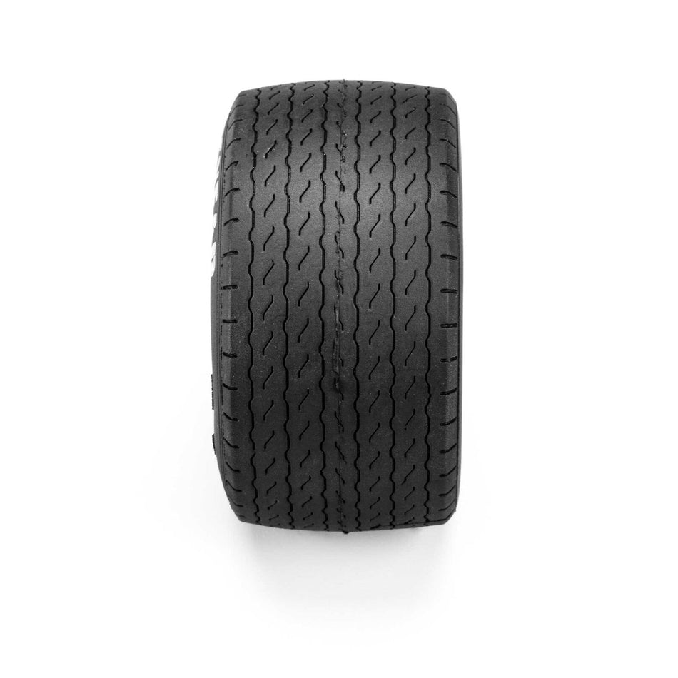Goodyear Blue Streak VTA Rear Tires Mounted 8mm Gray Wheels (2) for Losi NASCAR Racecar