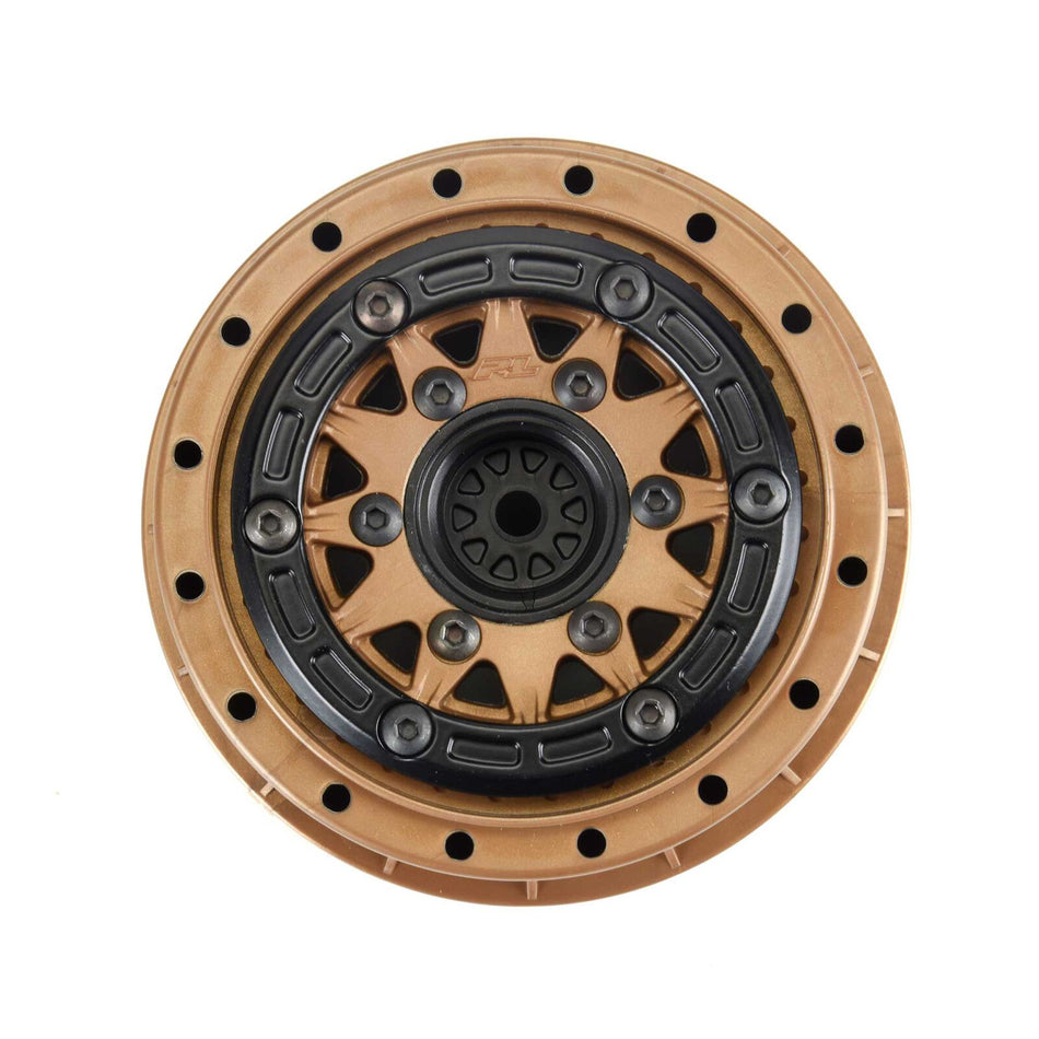 Pro-Line Raid Bead-Loc 2.2"/3.0" SC Wheels Black/Bronze (2) – PRO281107 Limited Edition