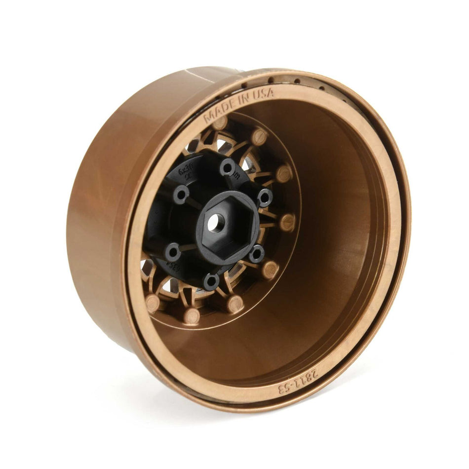 Pro-Line Raid Bead-Loc 2.2"/3.0" SC Wheels Black/Bronze (2) – PRO281107 Limited Edition