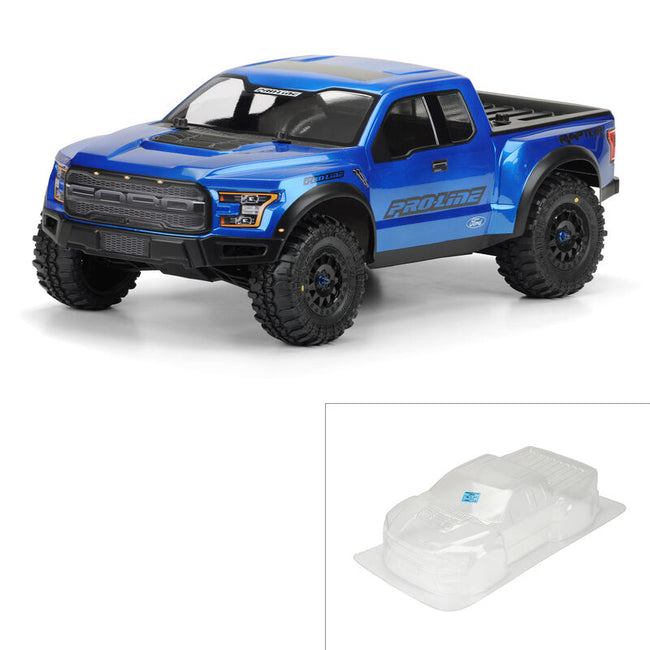 Pro-Line 1/10 2017 Ford F-150 Raptor True Scale Clear Body: Short Course