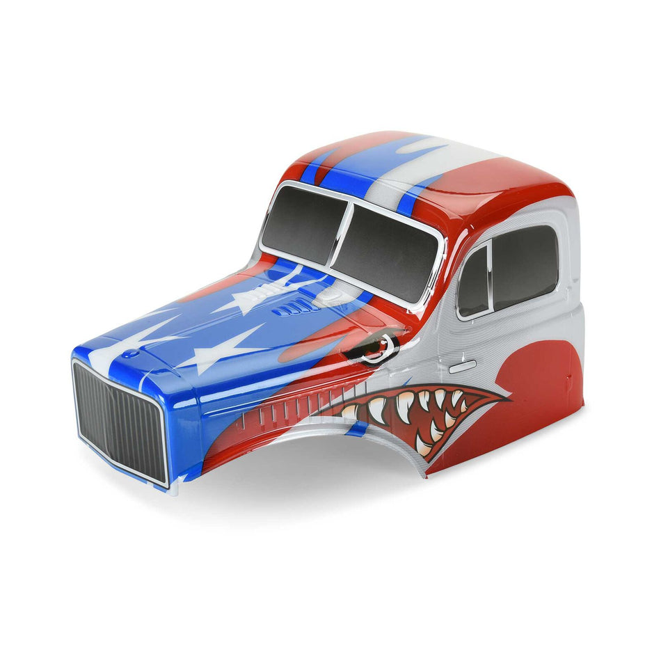 Pro-Line Comp Wagon Cab-Only Body – Stars & Stripes 12.3" WB (PRO360622)