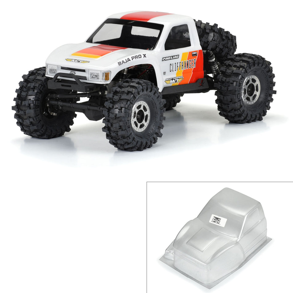Pro-Line 1/10 Cliffhanger HP Cab-Only Clr Bdy 12.3 Crwlrs