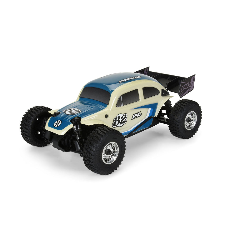 Pro-Line Class 1 VW Bug Blue Race Body Conversion Kit and Flat Iron Tires
