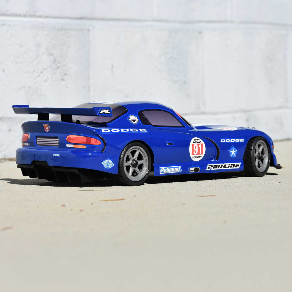 Pro-Line Pre-Cut 2002 Dodge Viper GTS Blue for Losi NASCAR