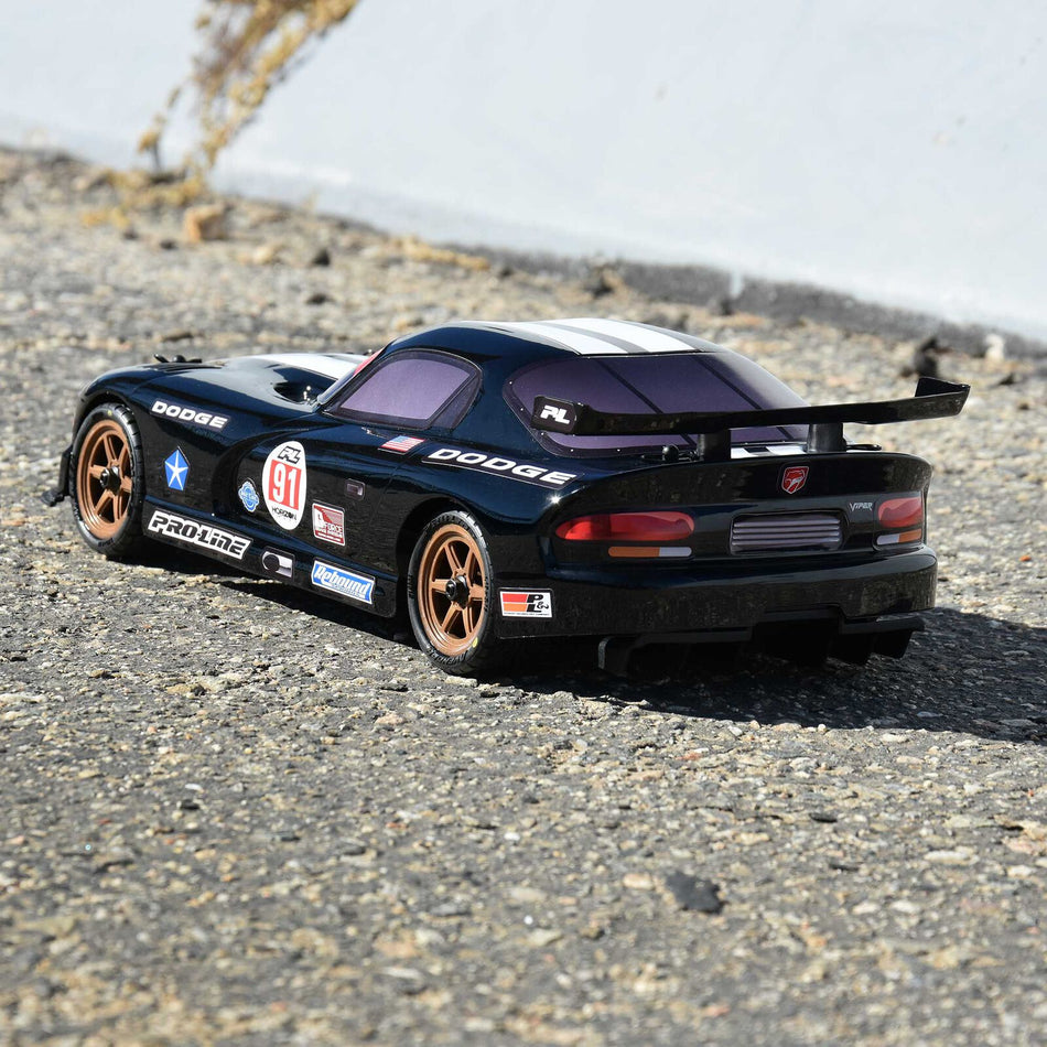 Pro-Line Pre-Cut 2002 Dodge Viper GTS Body (Black) for Losi NASCAR – PRO368414