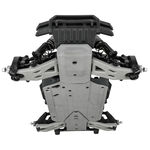 Bash Armor F/R Skid Plates (Stone Gray) for ARRMA 3S Vehicles