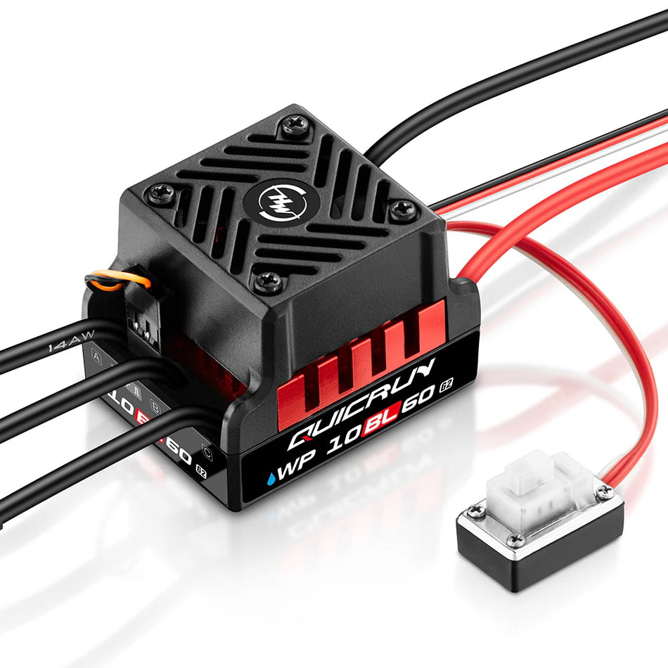 Hobbywing QUICRUN WP-10BL60 G2 Brushless ESC 30107300 (2–3S)