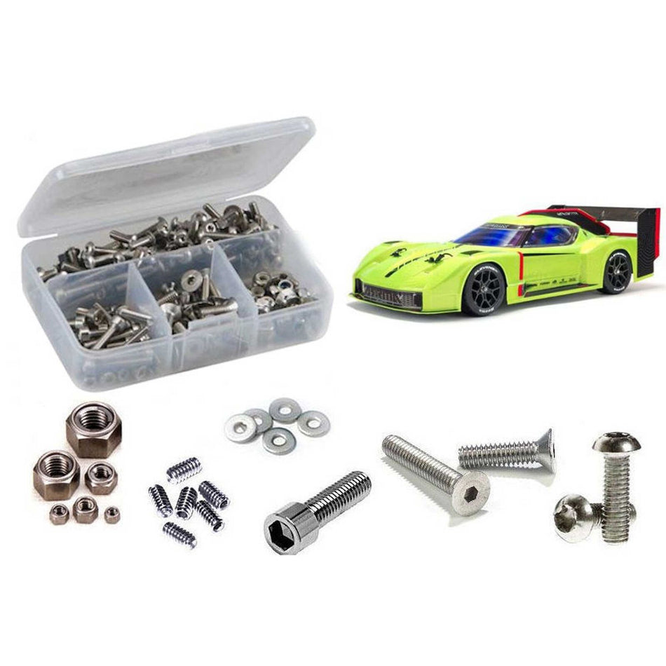 RC Screwz Stainless Steel Screw Kit, 1/8 ARRMA Vendetta 3S BLX