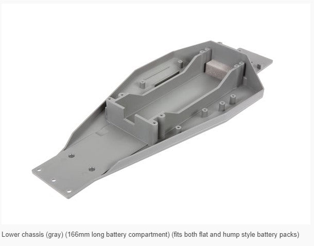 Lower chassis (gray) 166mm