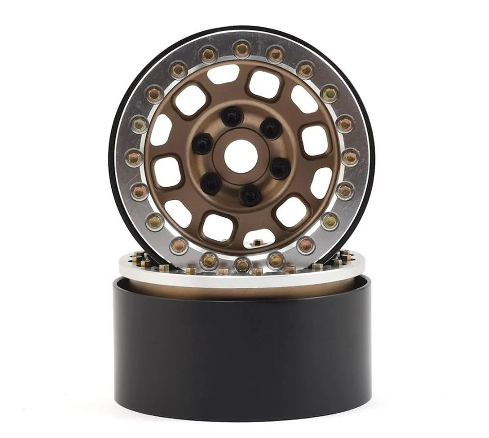 SSD RC 1.9"" Contender Beadlock Wheels (Bronze)