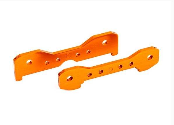 9528T Tie Bars Rear Aluminum Orange