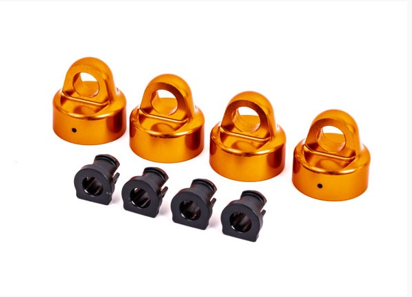 9664T Shock Caps Alum GTX Orange