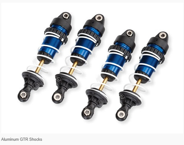 10765-Aluminum GTR Shocks Blue