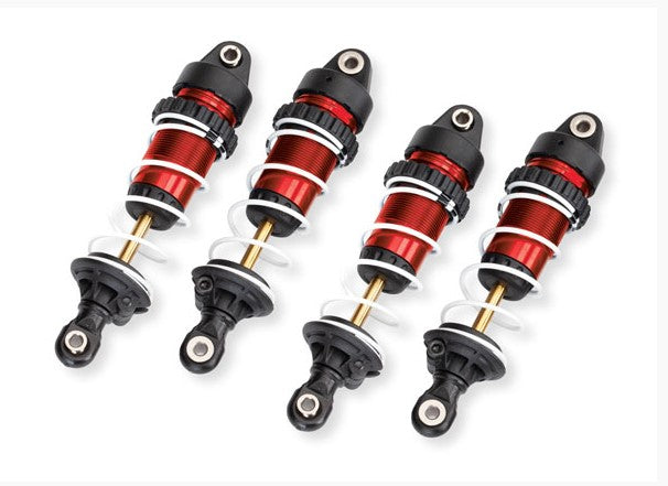 10765-Aluminum GTR Shocks Red