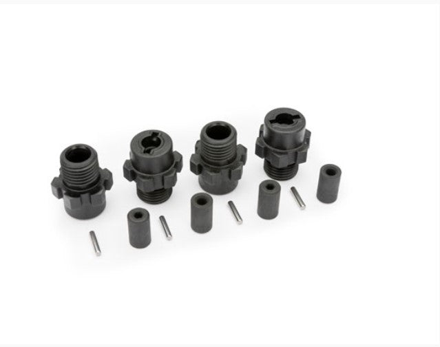 9085 Wheel hubs, hex (4)/ axles (4)