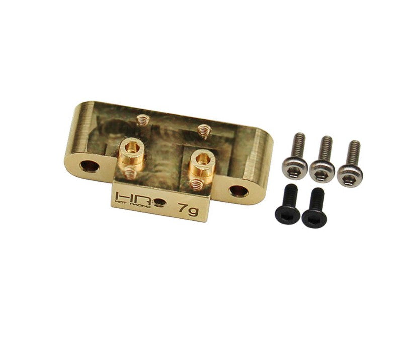 Hot Racing Brass Front Pivot Block – Fits 1/24 Losi Micro-B [HRALMCB08H]