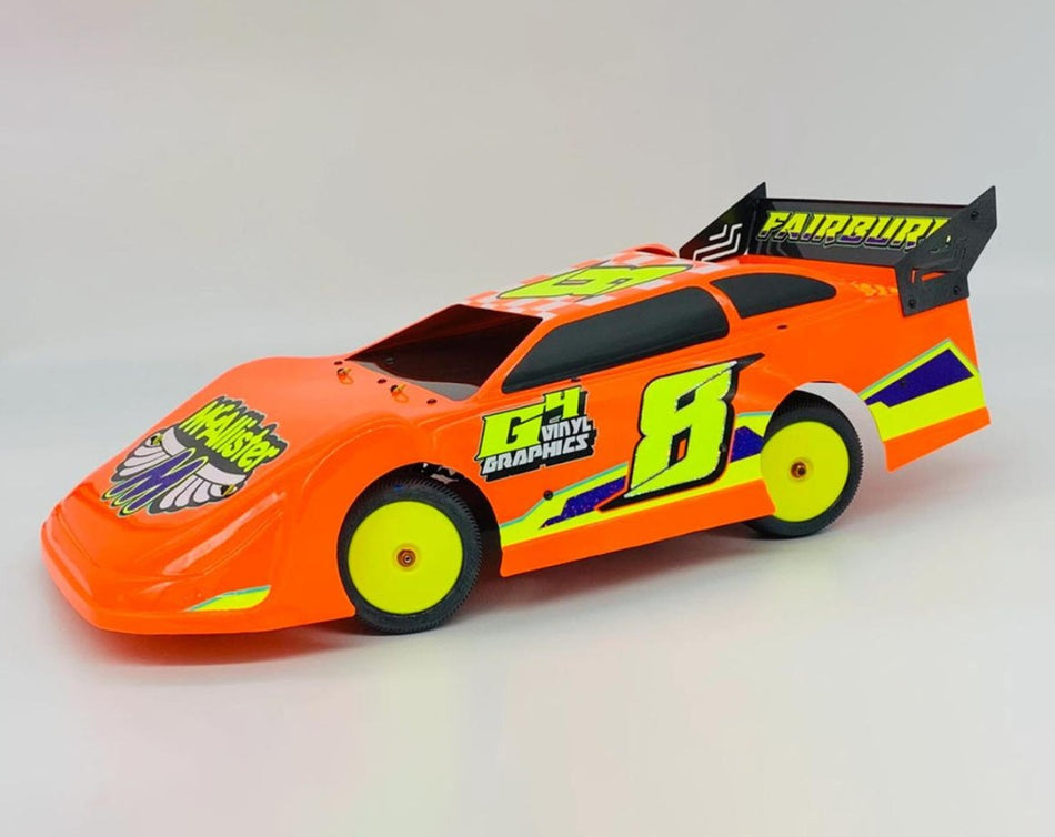 McAllister Racing Fairbury 1/10 Late Model Body (Clear) (.040)
