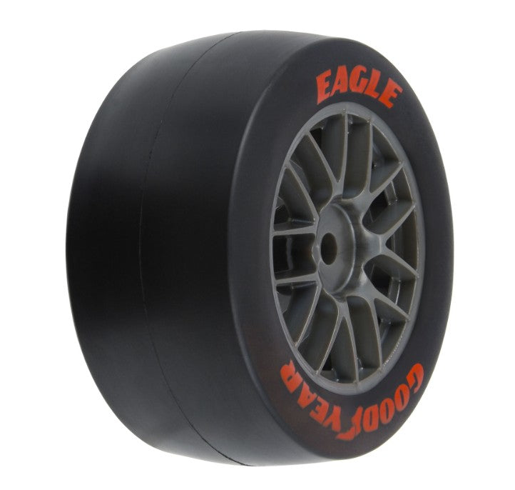 Pro-Line Goodyear Eagle Option Tire F/R MTD Grey for Losi NASCAR Racecar (4)
