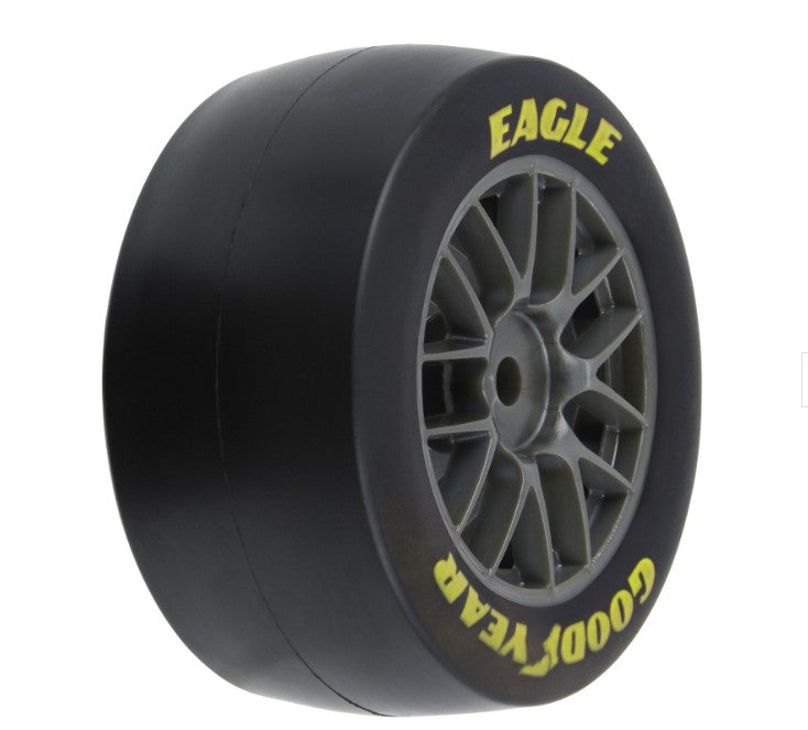 Pro-Line Goodyear Eagle Soft Tire F/R MTD Grey for Losi NASCAR Racecar (4)