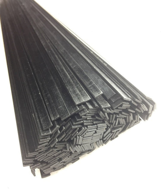 Carbon Fiber Strip 4mm x 0.6mm x 1000mm Solid Pultruded Strip for RC, Robotics, and Structural Use