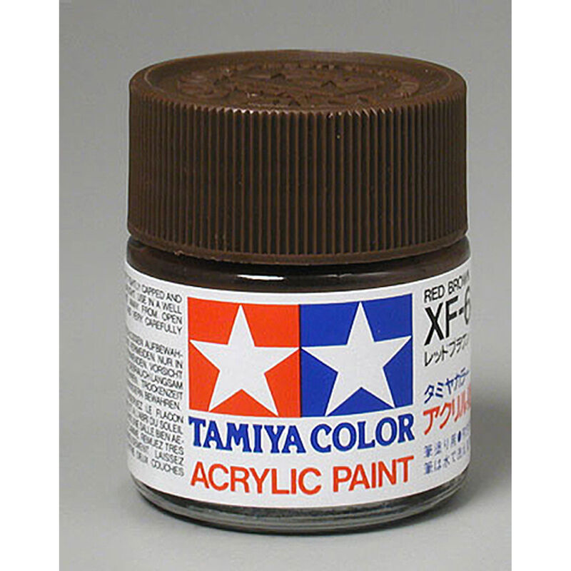Tamiya XF-64 Flat Red Brown Acrylic Paint (TAM81364) – 10ml Mini Bottle