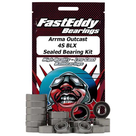 5x10x4 Rubber Sealed Bearing MR105-2RS (10 Units)