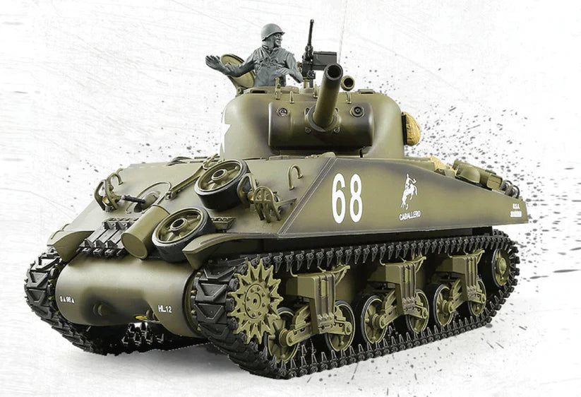 RC Pro V6.0 1-16 U.S.A M4A3 "Sherman" RC Tank (BB AND IR)