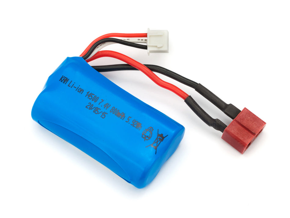 BlackZon Battery Pack Li-ion 7.4V 800mAh with T-Plug, Slyder