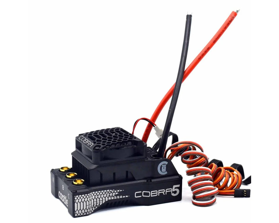 Castle Creations Cobra 5 8S 1/5 Sensored Brushless ESC/Motor Combo (1100Kv) w/2028 Motor