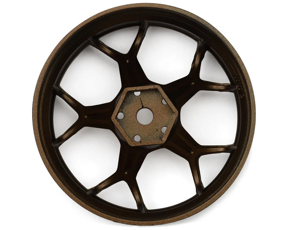 DS Racing DSC-DF-5Y2-8B-BZ Feathery Split Spoke Drift Wheels (Bronze) (2) 8mm Offset w/12mm Hex