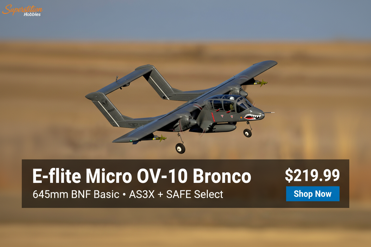 E-flite Micro OV-10 Bronco Banner
