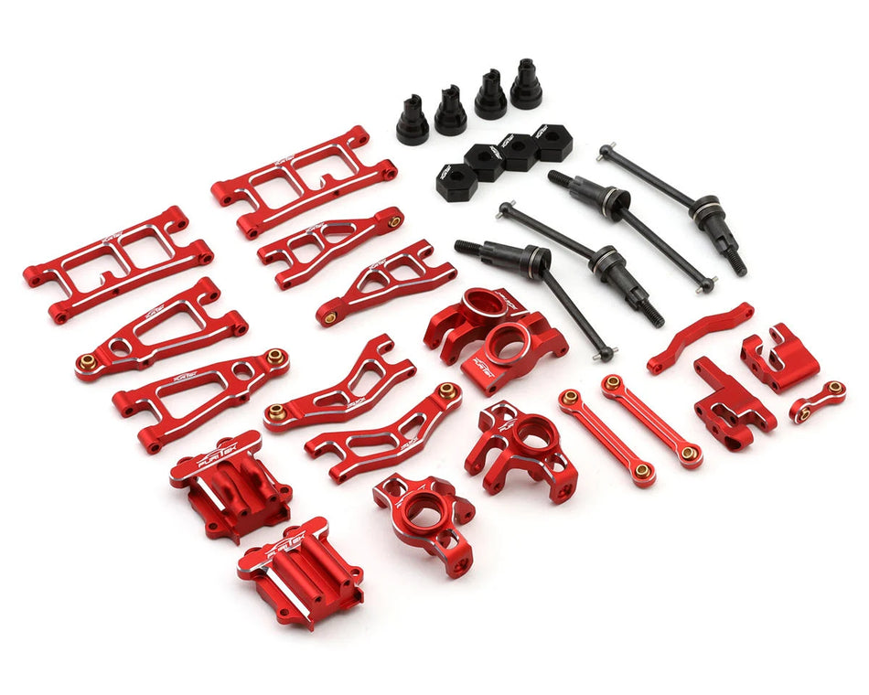 Furitek FRU-2598 Arrma Mojave Grom Ultimate Aluminum Upgrade Combo Red