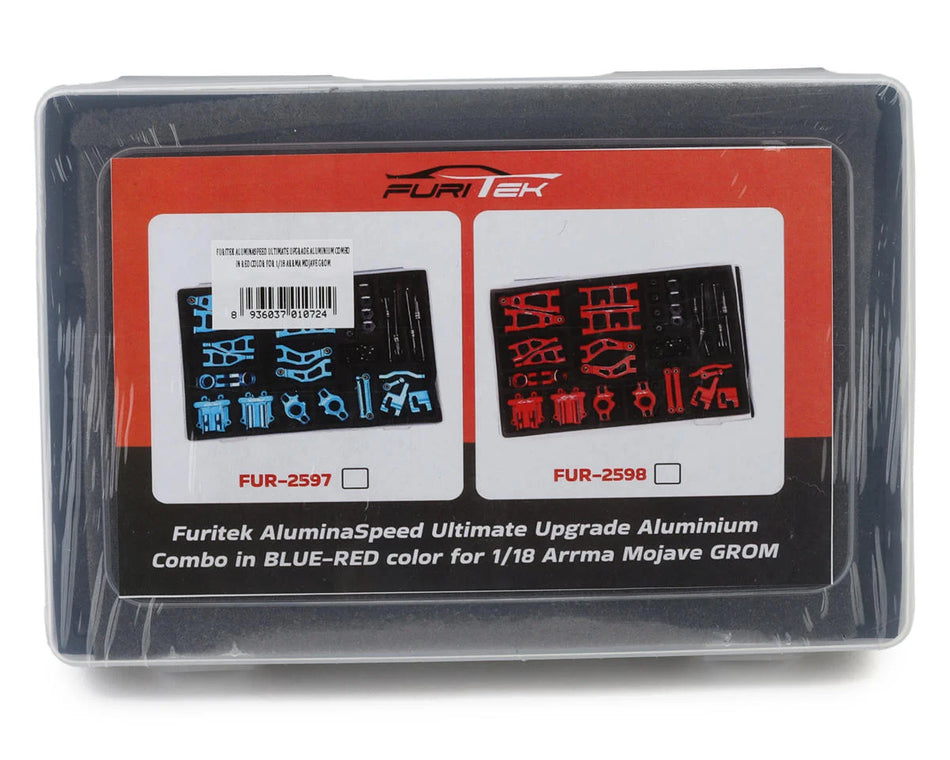 Furitek FRU-2598 Arrma Mojave Grom Ultimate Aluminum Upgrade Combo Red