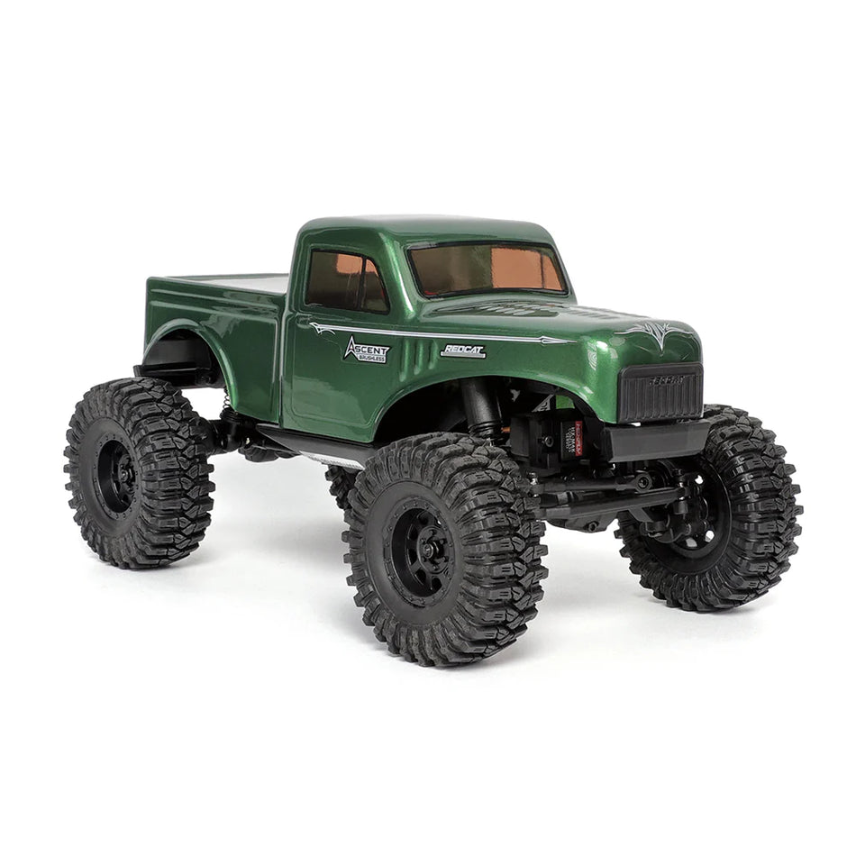Redcat Ascent-18 Brushless - 1/18 Scale Brushless Electric Rock Crawler Green
