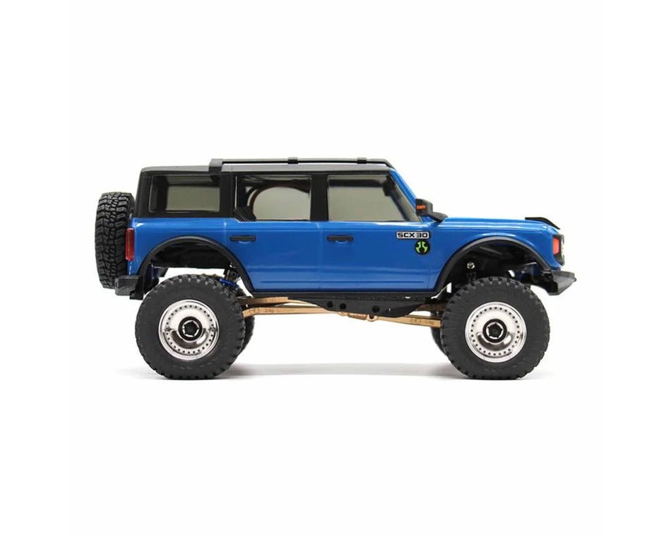 Hot Racing Axial SCX30 0.7" Brass Crawler Wheels (Chrome) (4) (9.3g ea)