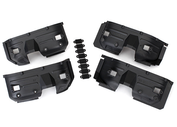 8018 Traxxas Front and Rear Inner Fenders with Rock Light Covers
