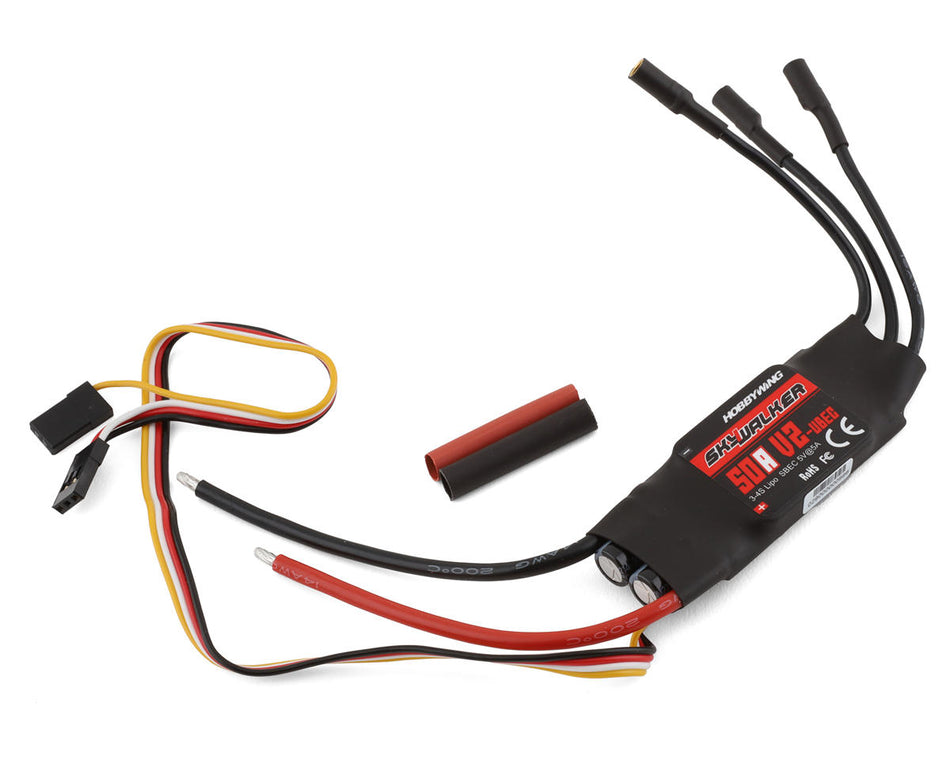 Hobbywing Skywalker 50A V2 UBEC ESC, 3-4S