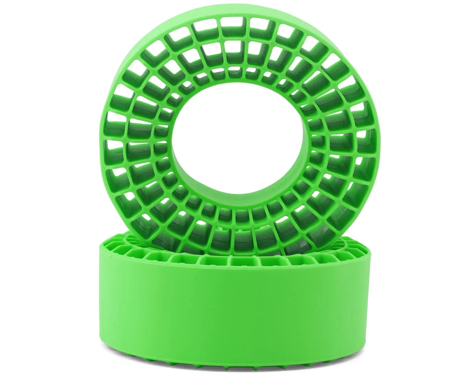 INJORA INJDGT-2203GN-2 2.2" Super Soft Crawler Tires with Silicone Inserts (2)
