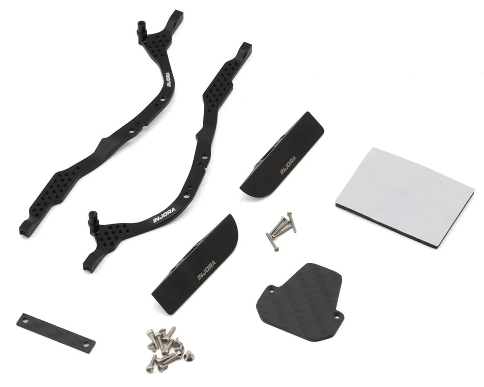 Injora SCX30-18-19 Axial SCX30 LCG Aluminum Chassis Rails Set (12.5° Skid Angle)
