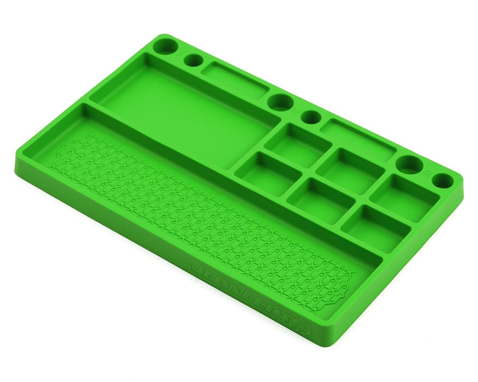 JConcepts JCO2550-5 Rubber Parts Tray (Green)