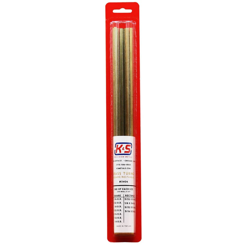 Brass Square & Rect. Tube Assortment